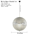 Axyaa Moon Pendant Lamp: High-end Italian Design for Living Room, Restaurant, Hotel