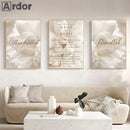Axyaa Blooming Flower Ayat Al Kursi Canvas Print - Islamic Wall Art