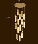 Axyaa Modern Indoor Pendant Lights LED Chandeliers for Living Room Ceiling Lamp
