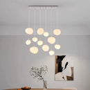 Axyaa Ring LED Pendant Light Chandeliers for Modern Living and Dining Rooms