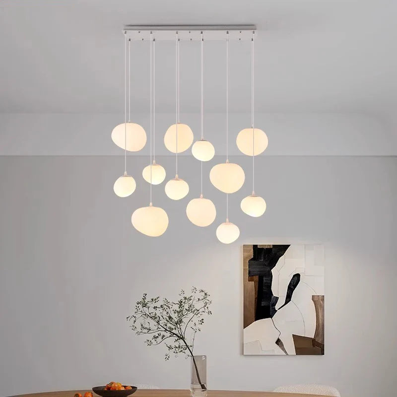 Axyaa Ring LED Pendant Light Chandeliers for Modern Living and Dining Rooms