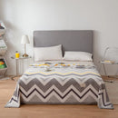 Axyaa Soft Flannel Coral Fleece Blanket - Winter Sofa & Office Nap Warmth