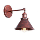 Axyaa Rust Colored Retro Wall Lamp for Bedroom, Living Room, Hotel & Dining Room