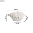 Axya Crab-Shaped Ceramic Soup Bowl with Lid, Restaurant Specialty Tableware