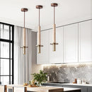 Axyaa Nordic Minimalist Black Long Line Pendant Lamp