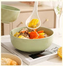 Axyaa Large Soup Bowl for Noodles - Home Ceramic Instant Noodle Bowl