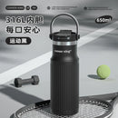 Axyaa 650ml Vacuum Insulated Water Bottle - Hot/Cold Stainless Steel Travel Mug