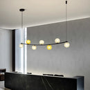 Axyaa Glass Ball Chandelier for Living Room, Bar, and Dining Area