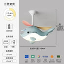 Axyaa Nordic Airplane & Fish Fan Pendant Light: Children's Bedroom Chandelier