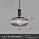 Axyaa Retro LED Glass Pendant Lamp for Home Decor Lighting