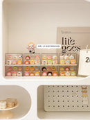 Axyaa Mini Pop Bean Storage Box for Small Action Figures and Dolls
