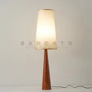 Axyaa Wabi-sabi Solid Wood LED Floor Lamp for Living Room, Study, Bedroom