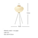 Nordic Retro Handmade Xuan Paper Floor Lamp LED Light for Axyaa Brand