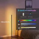 Axyaa LED Floor Lamp RGB Remote Control Stand Light - 100/150cm