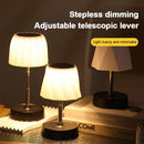 Axyaa Wireless Touch Table Lamp | Adjustable Height Rechargeable Night Light