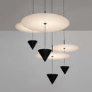 Axyaa Black LED Adjustable Suspension Pendant Light for Living Room, Bedroom, Kitchen and Dining