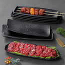 Axyaa Melamine Dinner Plate Set: Non-slip, Multifunctional Kitchen Storage Tray