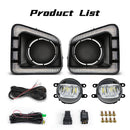 Axyaa LED DRL for Toyota Tundra 2014-2021: Daytime Running Lights with Turn Signal & Fog Lamp