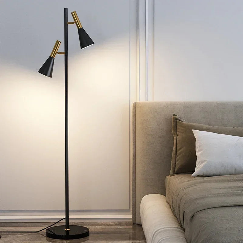 Axyaa Nordic LED Floor Lamp for Modern Family Living Room & Bedroom