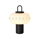 Axyaa Mushroom Table Lamp for Bedroom & Living Room, Nordic Design, Black & White, G9 Bulb