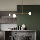 Axyaa Glass Ball Pendant Chandelier for Dining Room & Kitchen Table