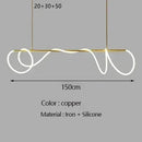 Axyaa Long Hose Chandelier Pendant Lamp for Home Decor Lighting