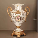 Axyaa European Retro Vase for Home Decor and Living Room Table Centerpiece