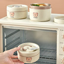Axyaa Stainless Steel Thermal Lunch Box: Insulated, Leak Proof, Microwave Safe, Portable Bento Box