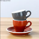Axya Espresso Cup and Saucer Set 80ml - Small Coffee Tea Milk Drinkware