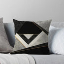 Gray Geometric Style Pillow Cover for Home Decor - Axyaa