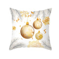 Axyaa Christmas Ball Cushion Cover Platinum Decoration