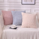 Axyaa Luxury Fluffy Fur Pillow Cover Modern Home Decorative Cushions