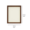 Axyaa Solid Wood Beech Ebony Photo Frame Table - Nordic Style Décor