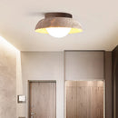 Axyaa Circular LED Ceiling Lamp in Retro Style for Home Décor
