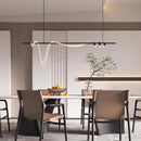 Axyaa Flexible LED Chandelier for Modern Living Spaces