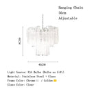Axyaa Crystal LED Chandeliers: Luxury Lighting for Living Room & Restaurant