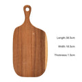 Axyaa Acacia Wood Bread Board & Chopping Board - Multi-Use Cutting Tray