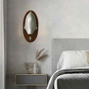 Axyaa Brass Wood Wall Light with E27 Bulb for Bedroom Parlor Stars Aisle Restaurant