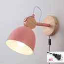 Axyaa Wooden E27 Wall Lamp Sconce for Indoor Home Decoration