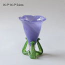 Axyaa Glass Vase: Elegant Flower Arrangement Home Decor