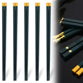 Axyaa Green Alloy Chopsticks Set - Non-Slip Reusable Japanese Chinese Sushi Sticks