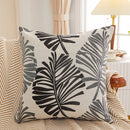 Axyaa Leaf Jacquard Couch Pillow Cover