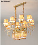 Axyaa Crystal Chandelier Dining Room Pendant Light.
