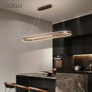 Axyaa Nordic LED Aluminum Ceiling Chandelier for Kitchen Living Room