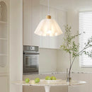 Axyaa White Flower Pendant Light, E27 Base for Hallway, Kitchen, Bedroom