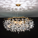 Axyaa Luxury Crystal Chandelier LED Pendant Lamps for Living Room Dining Hall