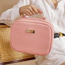 Axyaa Waterproof Makeup Bag: Large Capacity, Portable Organizer for Travel Toiletries