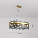 Luxury Gold Glass Chandelier by Axyaa: Elegant Modern Design for Dining & Bedroom