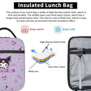 Axyaa Kuromi Insulated Lunch Bag: Cute Portable Thermal Cooler for Picnic and Food