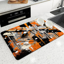 Axyaa Geometric Lines Absorbent Drying Mat